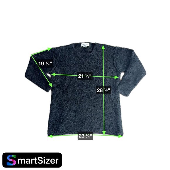 2/$18 SALE! Jones Boucle Sweater Womens S Mohair Blend Textured Oversized Long - Picture 2 of 7